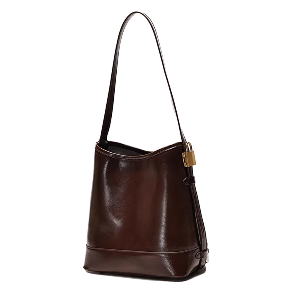 TEDAN Leather Bucket Bag