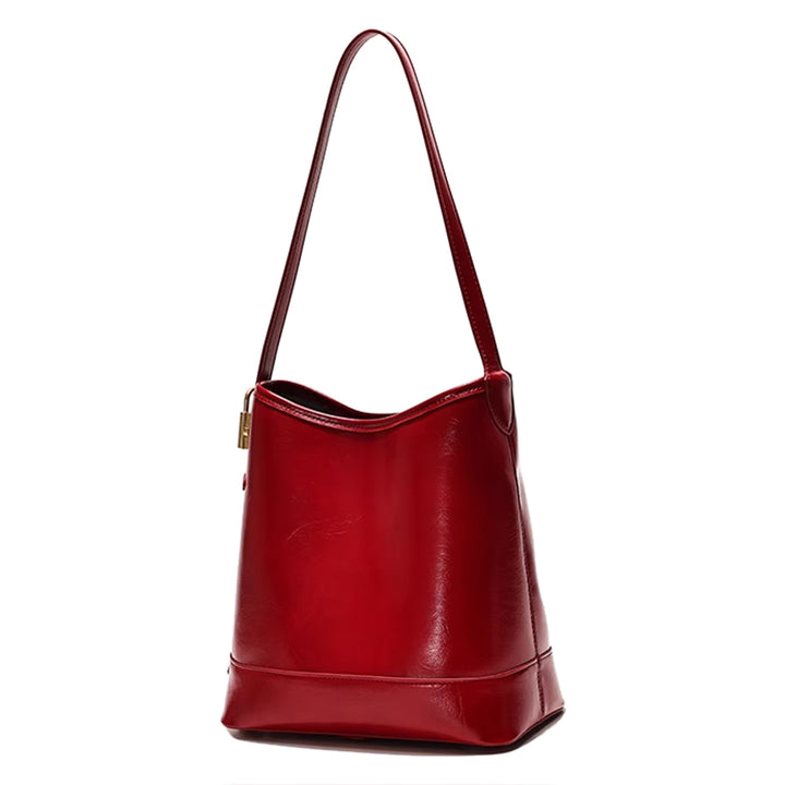 TEDAN Leather Bucket Bag