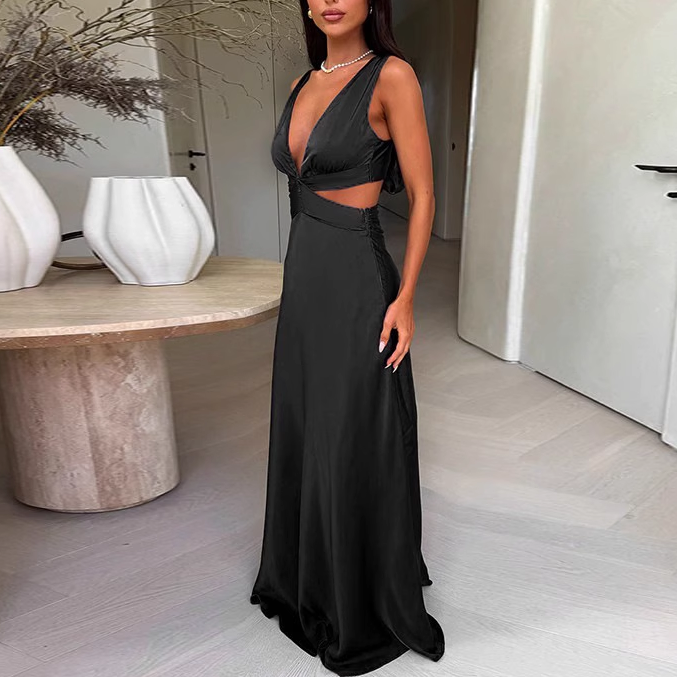 TEDAV Cut Out Maxi Dress
