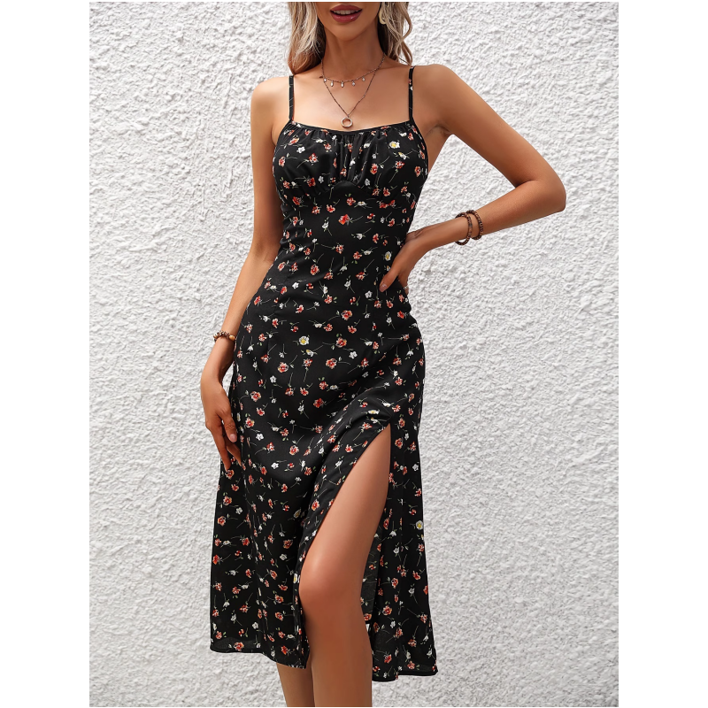 TENNV Printed Slip Dress