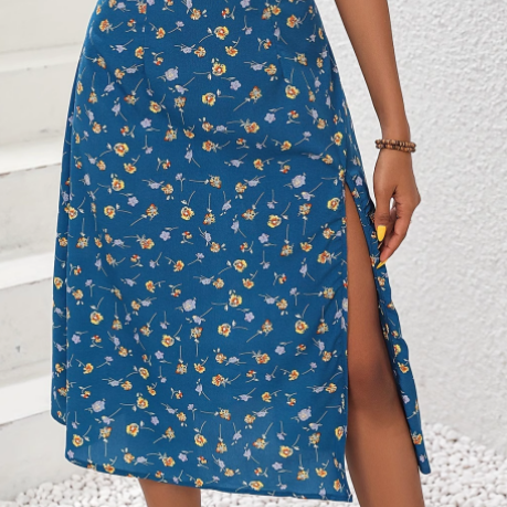 TENNV Printed Slip Dress