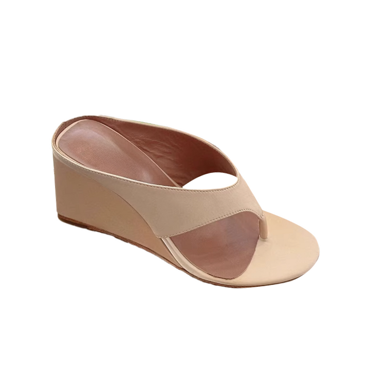 TENVU Flip Flop Wedged Mules Sandals