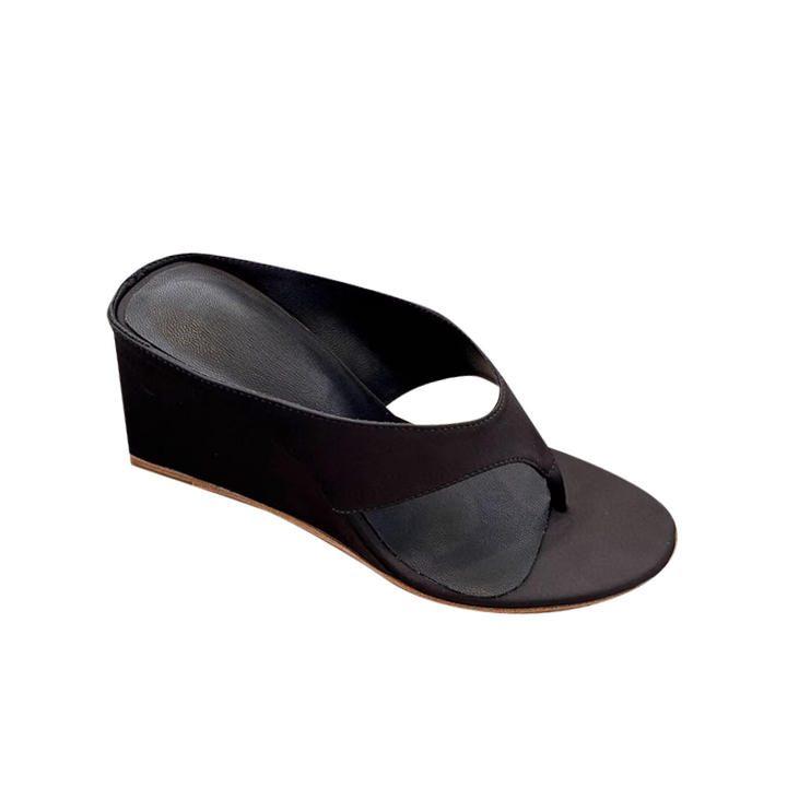 TENVU Flip Flop Wedged Mules Sandals