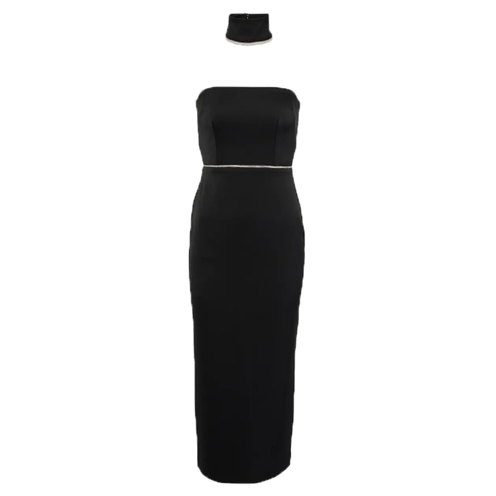 TOBRI Tube Evening Dress Gown