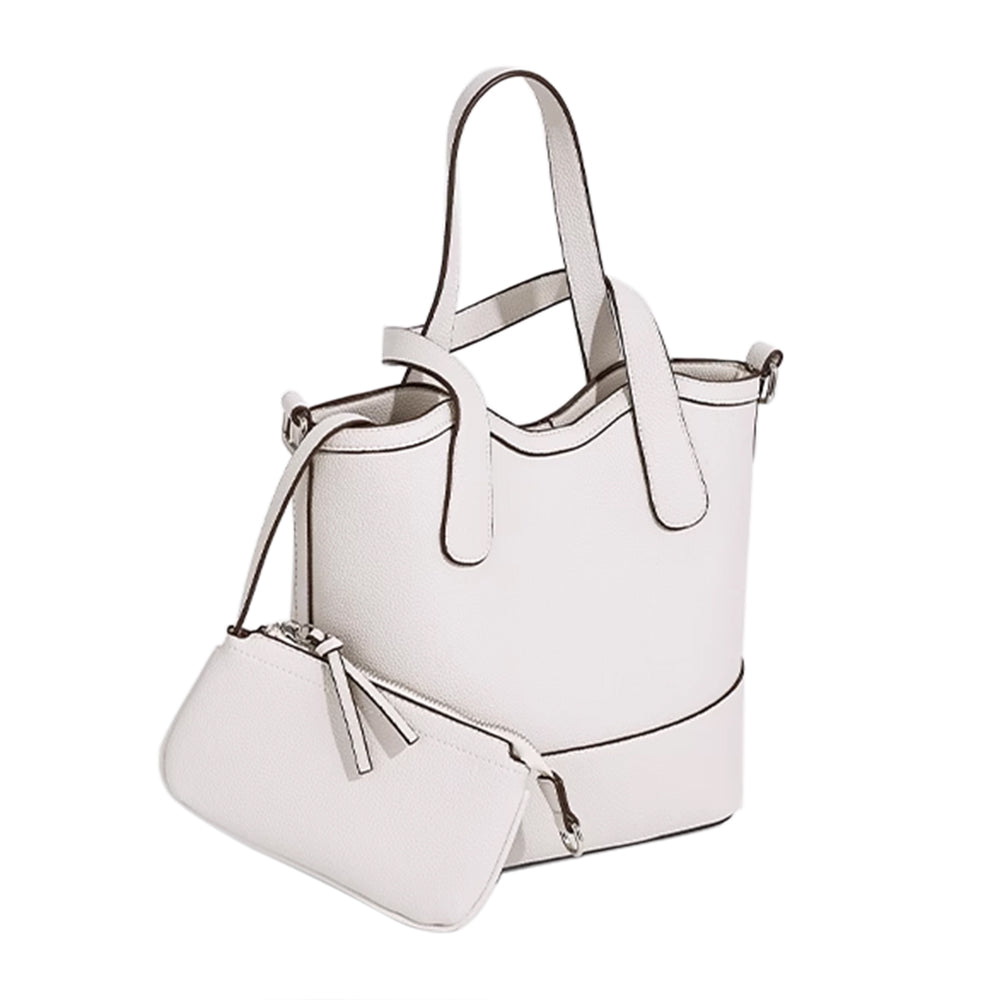 TOCRE Leather Bucket Bag