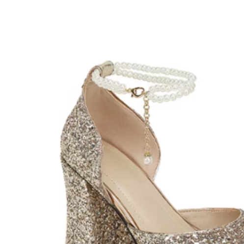 TUHON Ankle Strap Block Heel Platform Sandals
