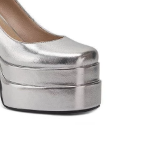 TUHON Block Heel Platform Pumps