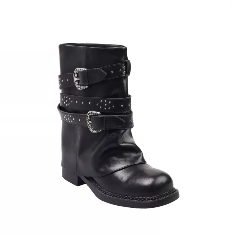 TUSCI Studded Ankle Boots