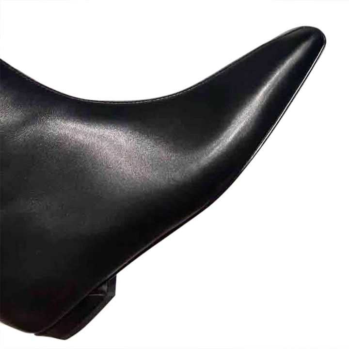 TUVEC Leather Ankle Boots