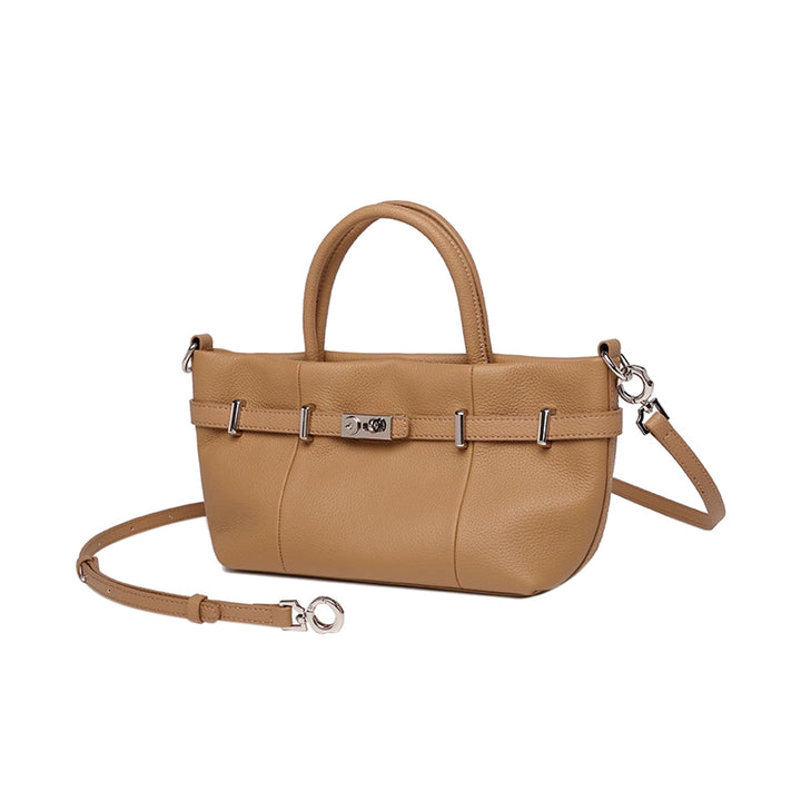 VACHR Metal Lock Tote Bag