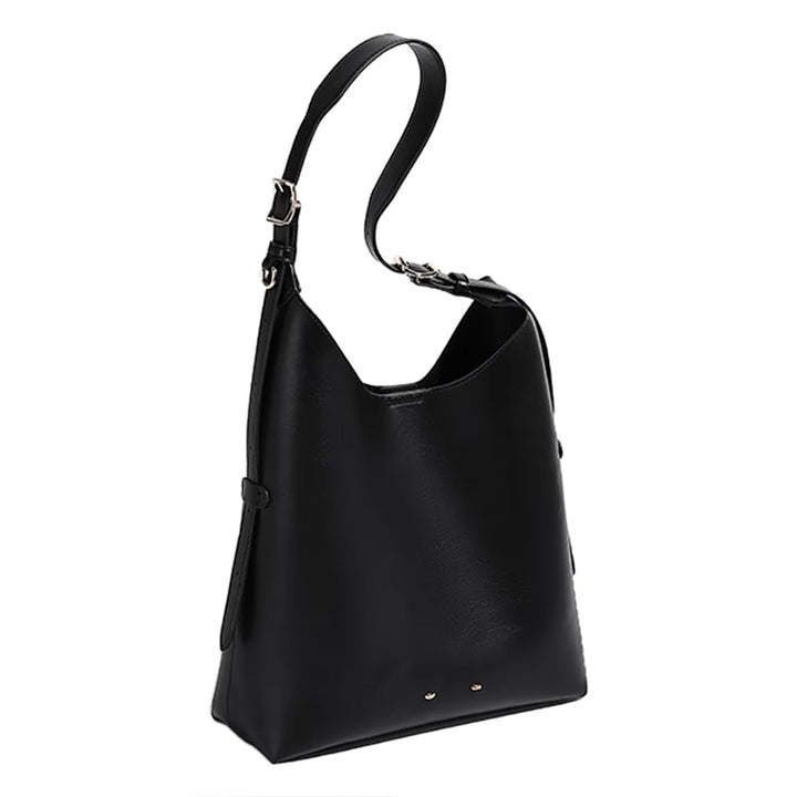 VACTR Leather Bucket Bag