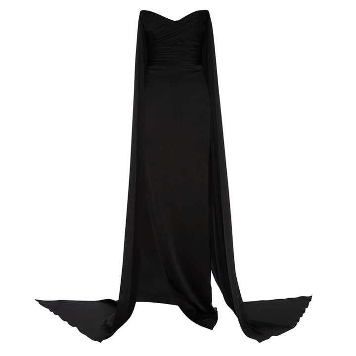 VALBE Slip Maxi Tube Evening Dress Gown