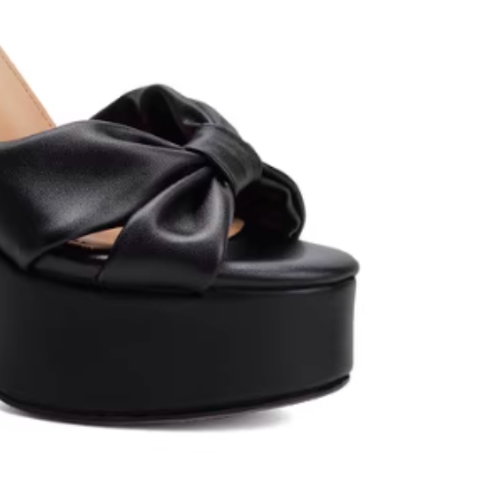 VATHO Bow High Heel Platform Sandals