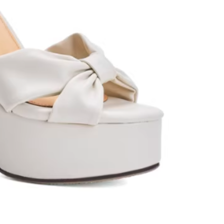 VATHO Bow High Heel Platform Sandals