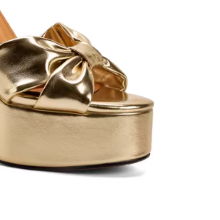 VATHO Bow High Heel Platform Sandals