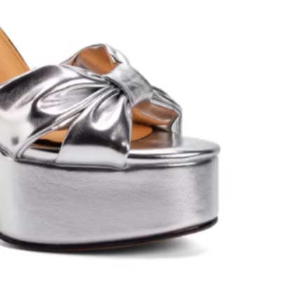 VATHO Bow High Heel Platform Sandals