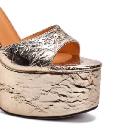 VATHO Block High Heel Platform Sandals