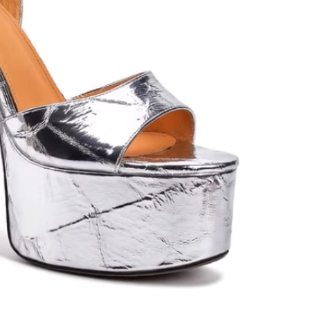 VATHO Block High Heel Platform Sandals