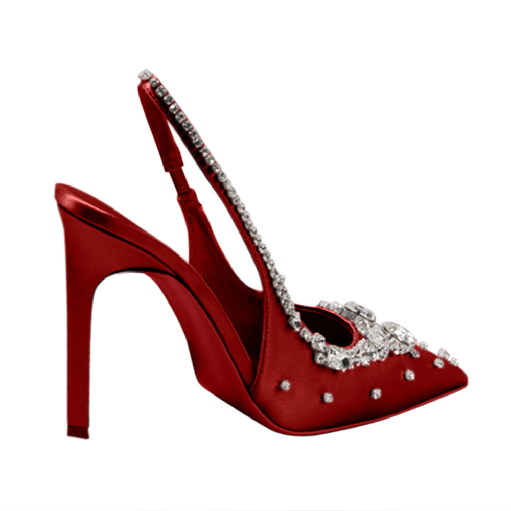 VEDFA Diamante High Heel Sandals - 10cm