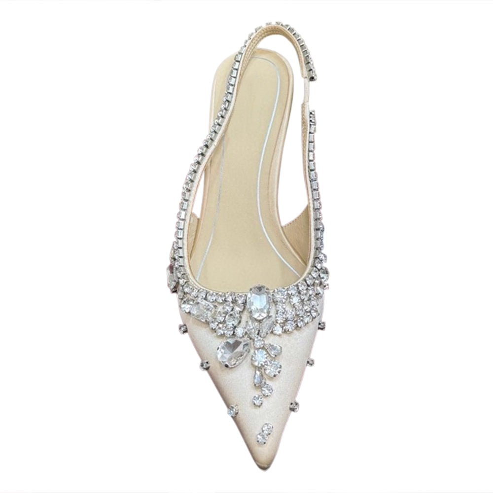 VEDFA Diamante High Heel Sandals - 6.5cm