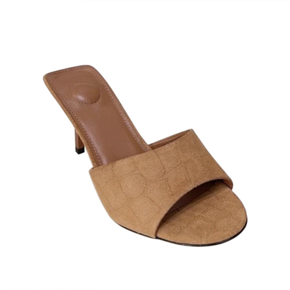 VEMAC Kitten Heel Mules Sandals