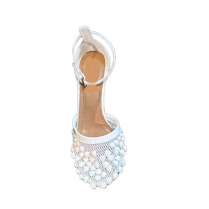 VENYA Mesh High Heel Sandals