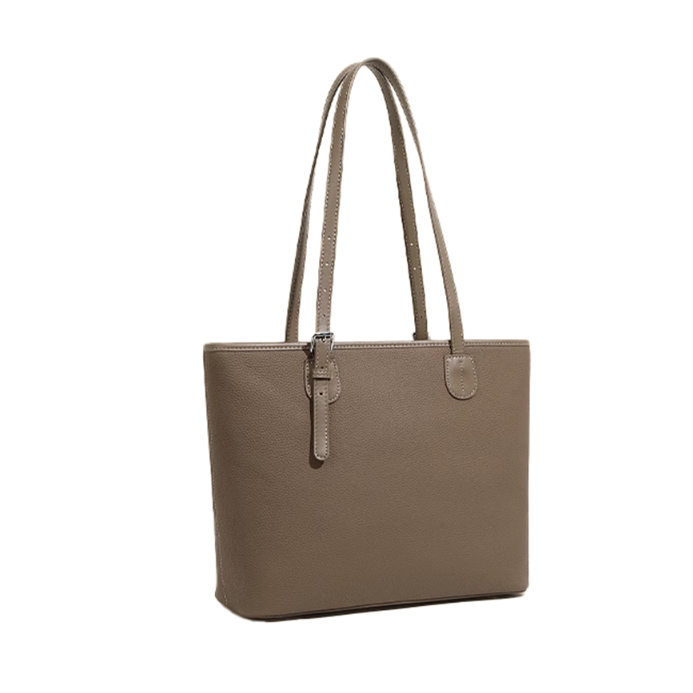 VERAC Leather Oversized Tote Bag