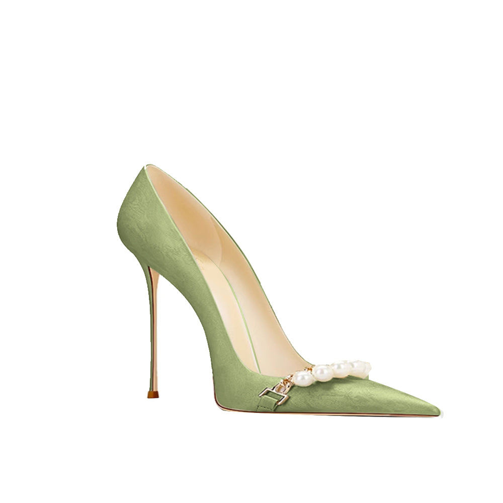 VESRI Pearl Mid Heels Pumps - 8cm