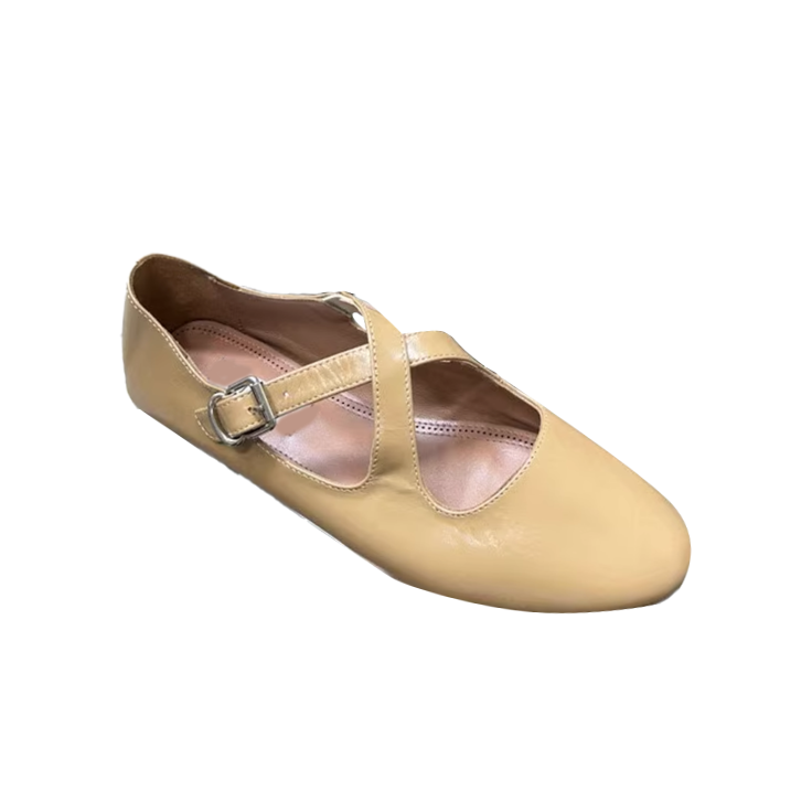 VIANN Cross Flat Ballet Shoes