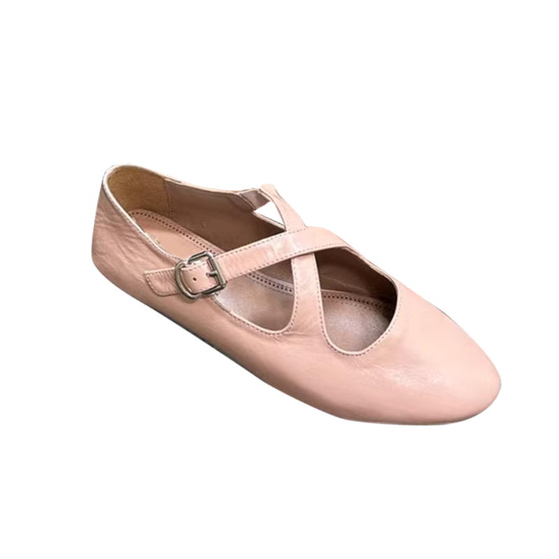 VIANN Cross Flat Ballet Shoes