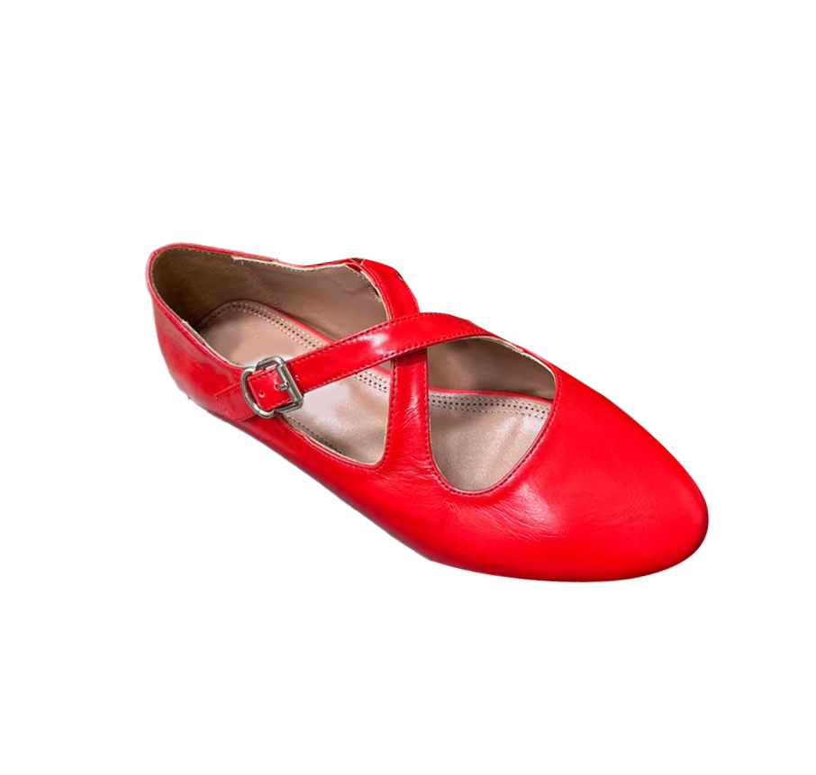 VIANN Cross Flat Ballet Shoes