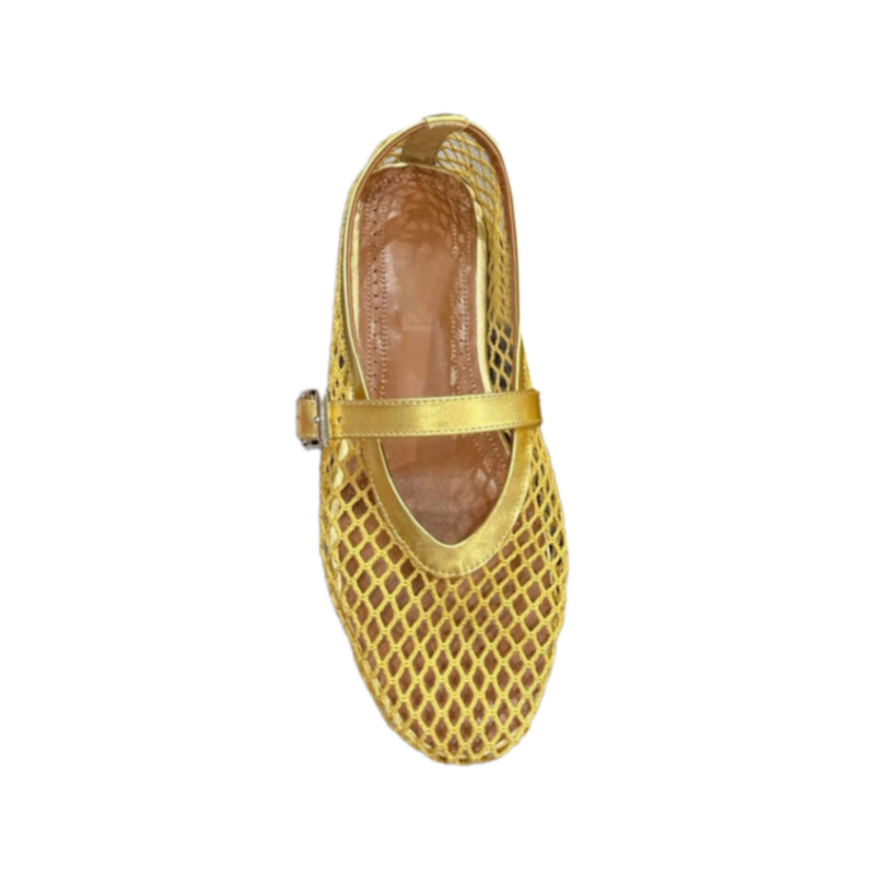 VIANN Mesh Flat Ballet Shoes