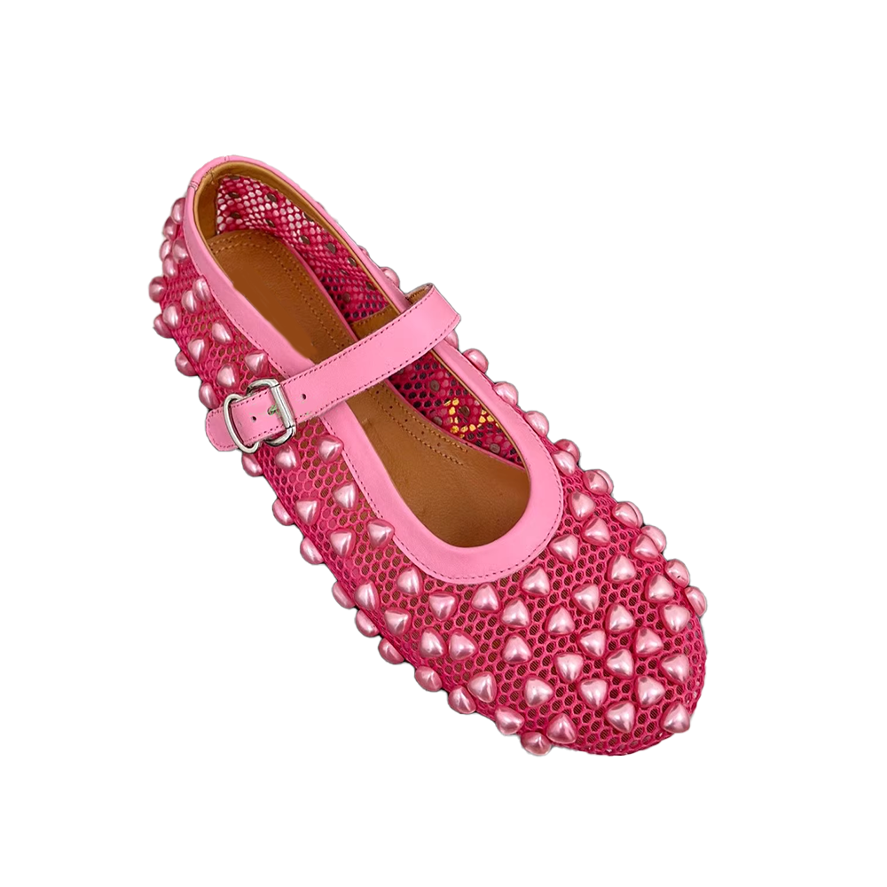 VIANN Pearl Flat Ballet Shoes