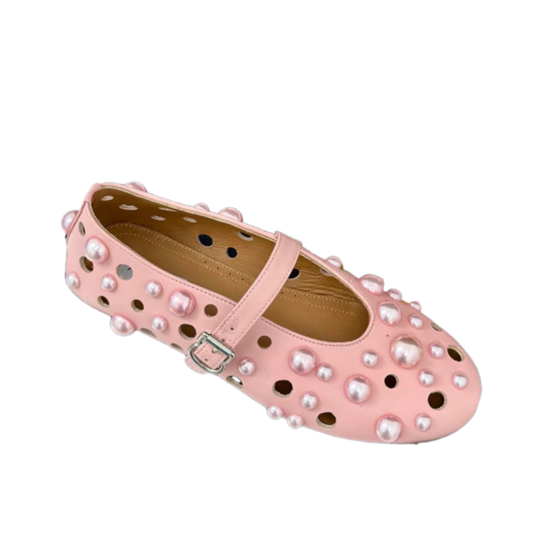 VIANN Pearl Flat Ballet Shoes