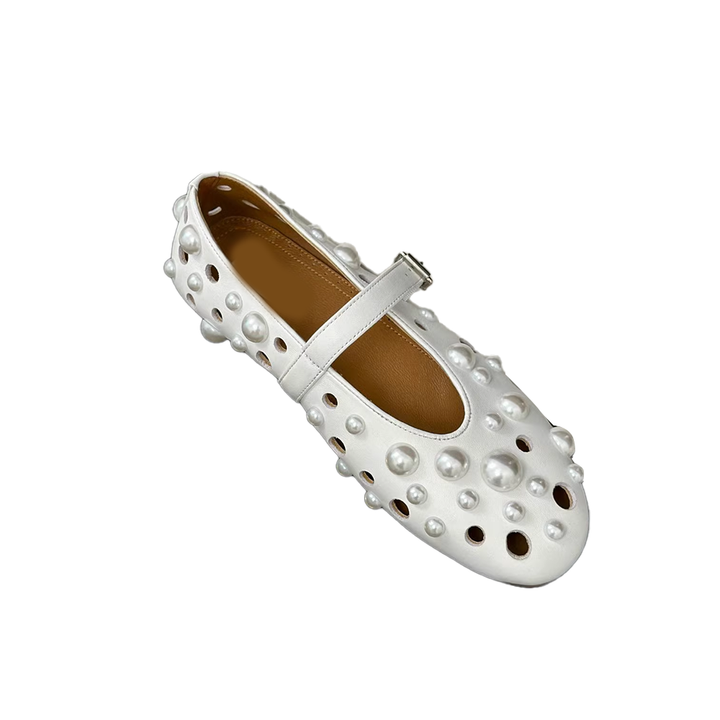 VIANN Pearl Flat Ballet Shoes