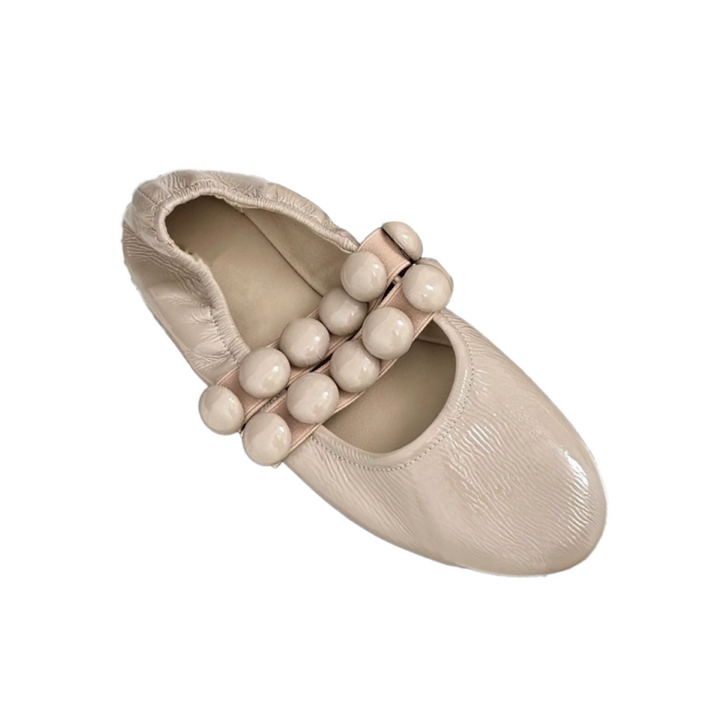 VIANN Studded Flat Ballet Shoes