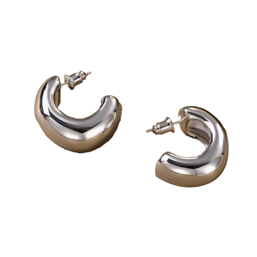 VIKKO Basic Metal Earrings - Pair