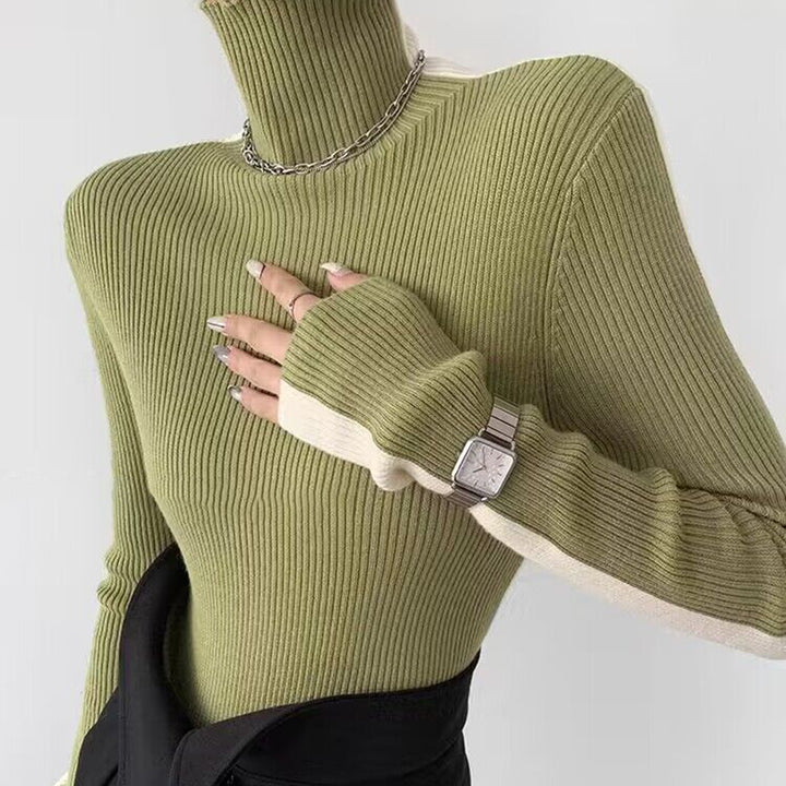 VIUCE Bi-Color Knitwear Sweater