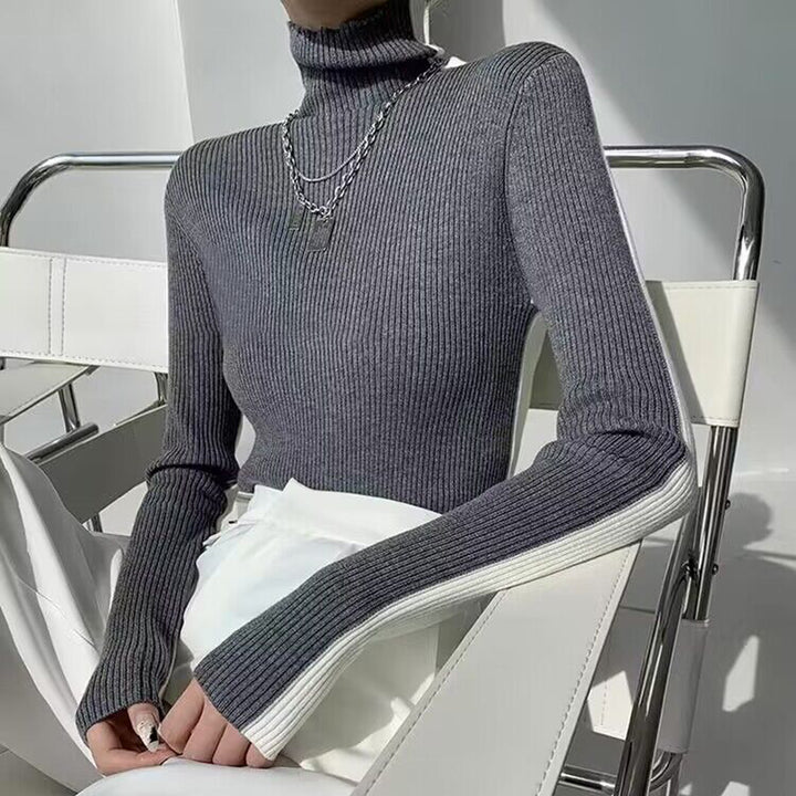 VIUCE Bi-Color Knitwear Sweater
