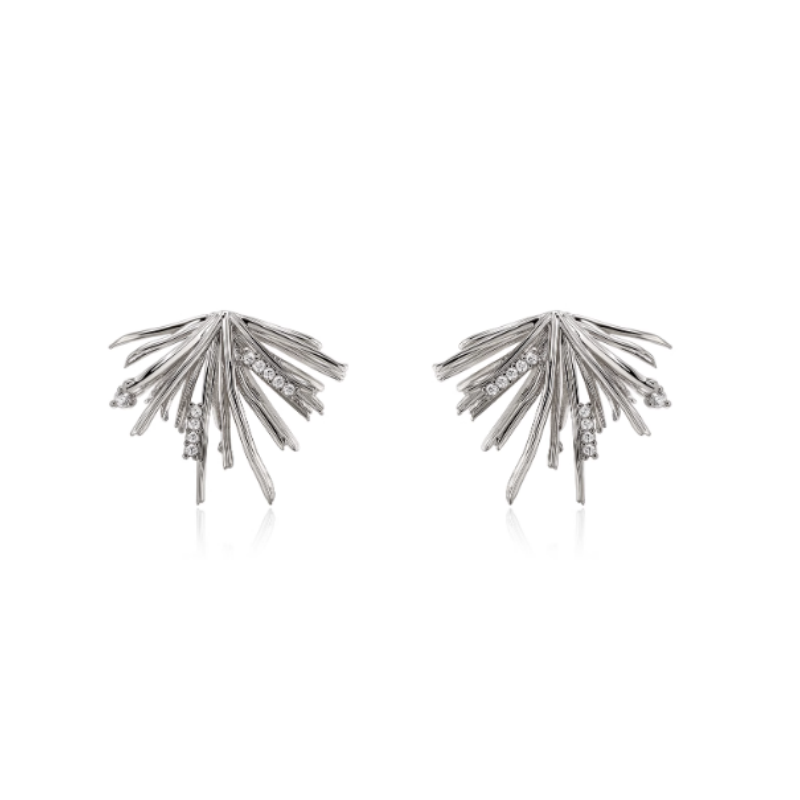 VLACI Diamante Fringed Earrings - Pair