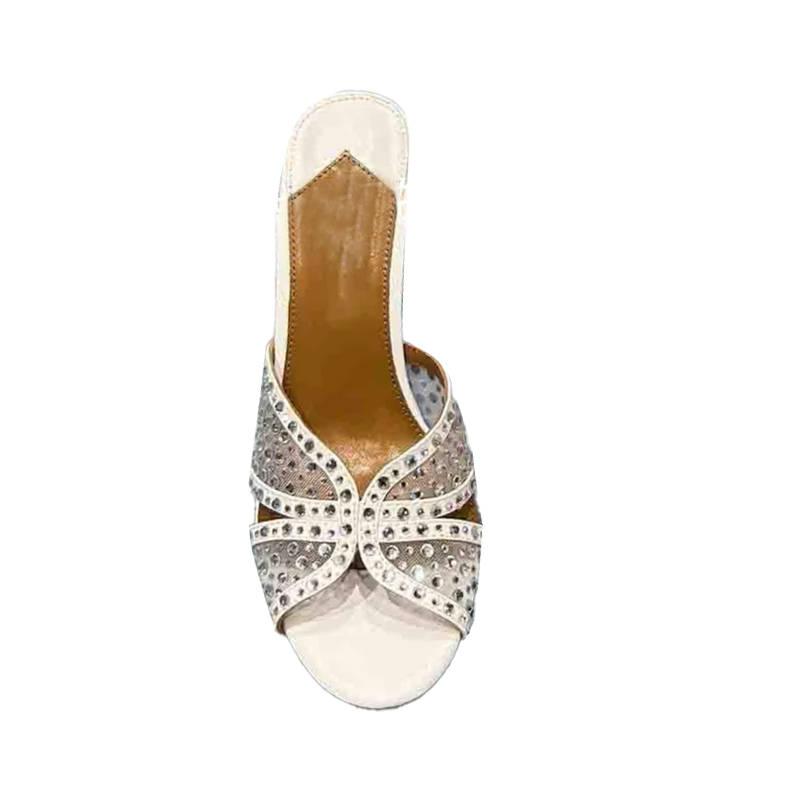 VOBAT Diamante Mules Sandals