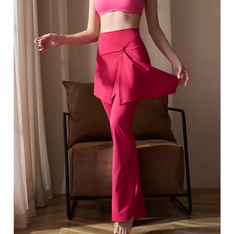 VOCBI Yoga Pilates Double Layers Fitted Stretch Leggings