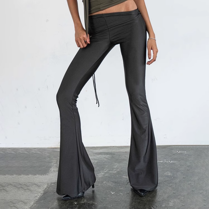 VOIXA Basic Flared Pants