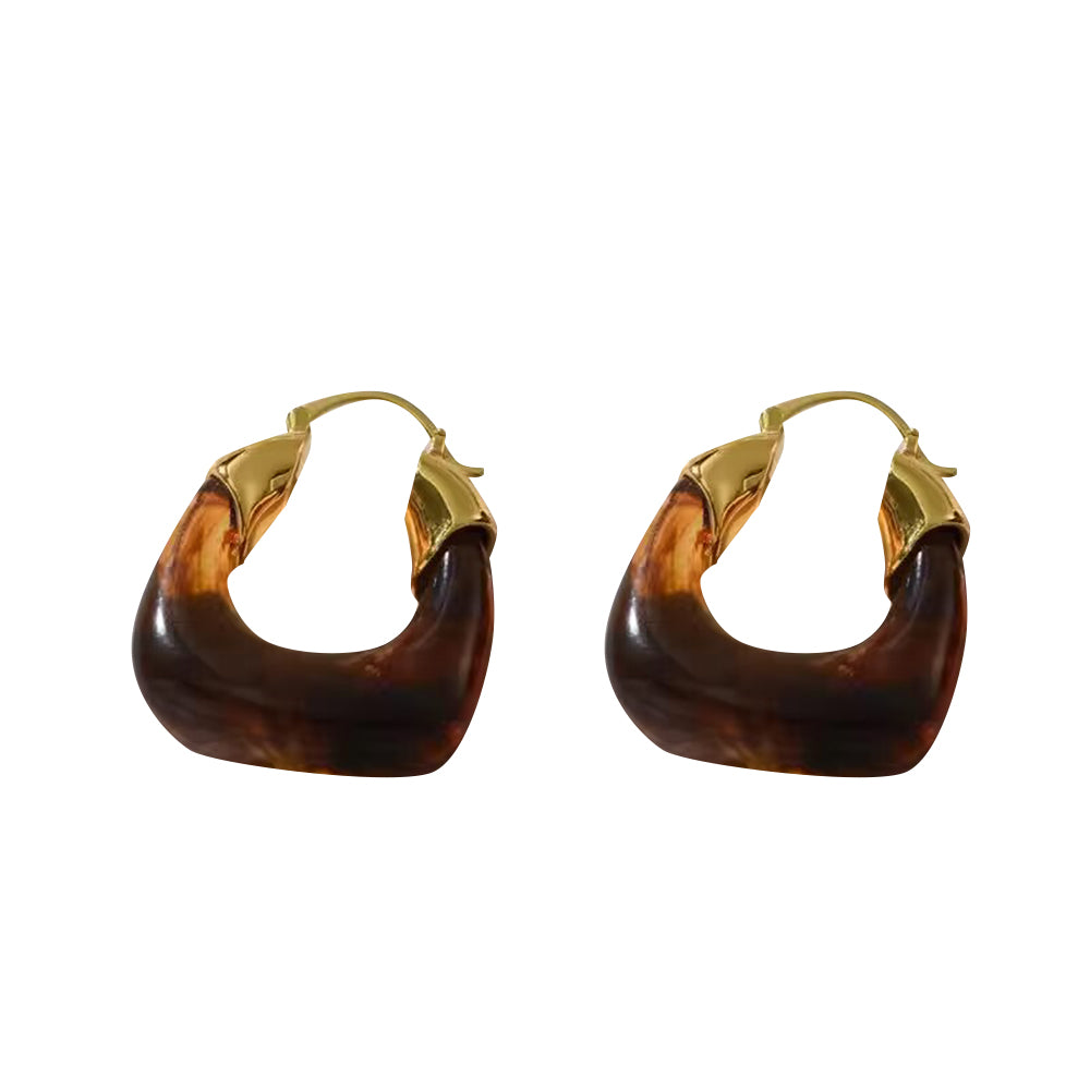 VOKRI U Shaped Earrings - Pair