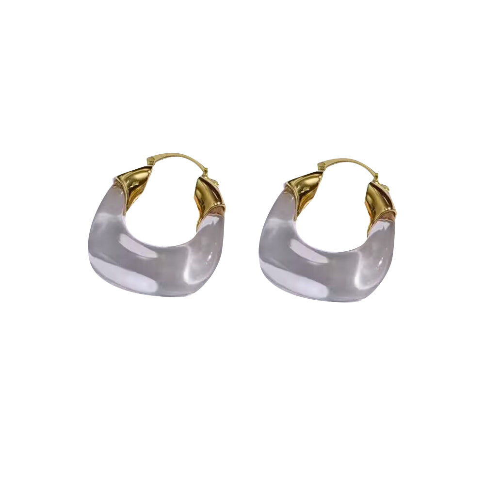 VOKRI U Shaped Earrings - Pair