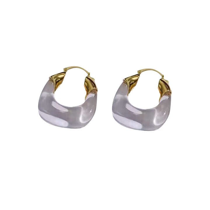 VOKRI U Shaped Earrings - Pair