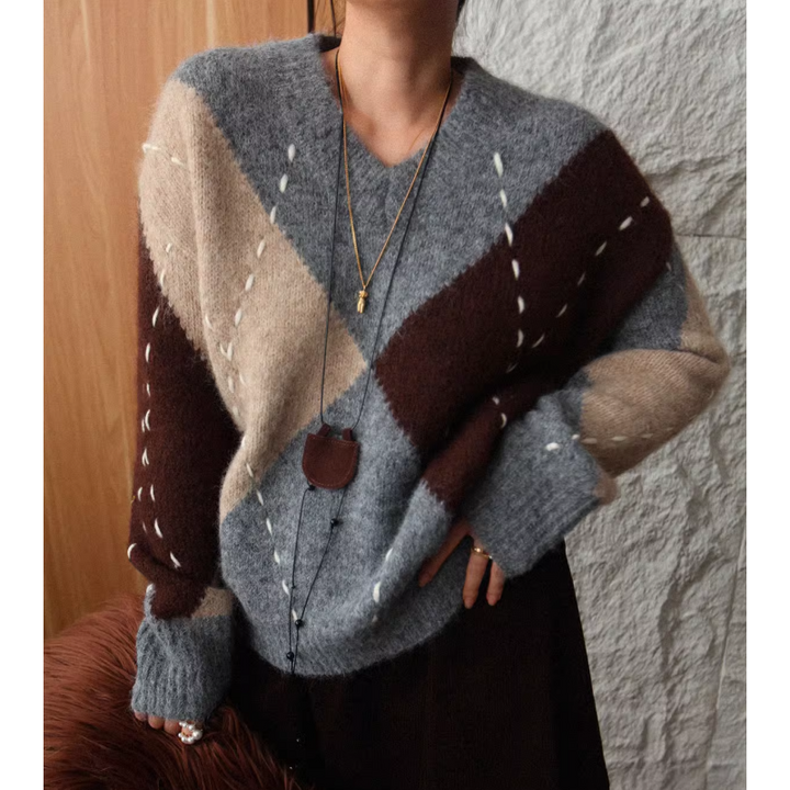 VOLCI Square Knitwear Sweater