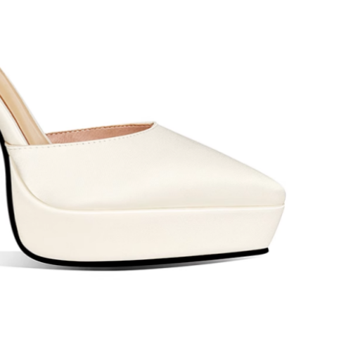 VOLEE Ankle Strap High Heel Sandals