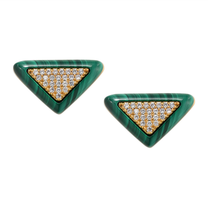 VORSA Diamante Triangle Earrings - Pair