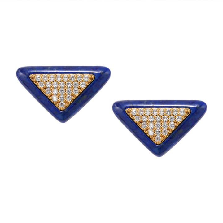 VORSA Diamante Triangle Earrings - Pair